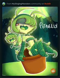 Monstergirl Potbelly