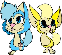 Blue and yellow tatt