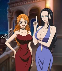 Nami and Nico Robin