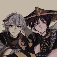 Scaramouche y Kazuha