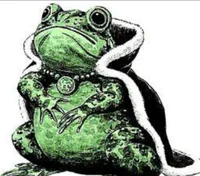 All knowing frog 
