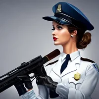 Girl Police Officer