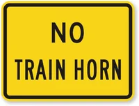 No train horn