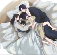 Lan and two children