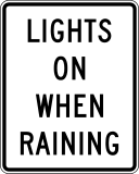 Lights On When Rain