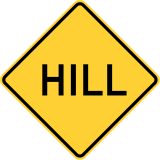 Hill ahead