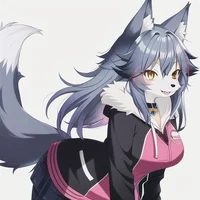 Ash Furry wolf girl