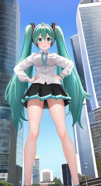 Giant Hatsune Miku 