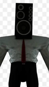 Large speaker man