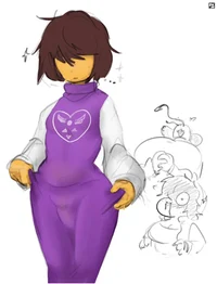 Kris in Toriel dress