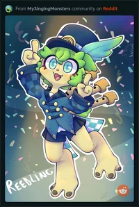 Monstergirl Reedling