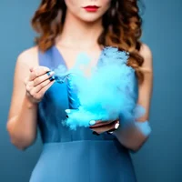 Blue 1 Woman