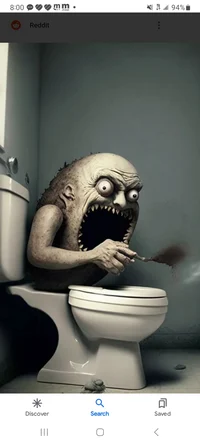 Toilet monster