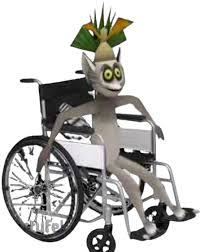 Crippled King julien