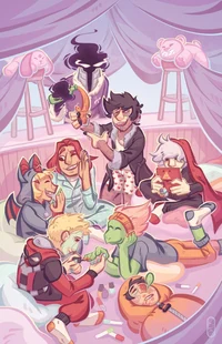 Villains sleepover