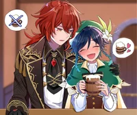 Venti and Diluc 