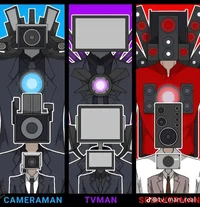 Tv camara spkear man