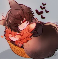 Chibi Dazai and Chu