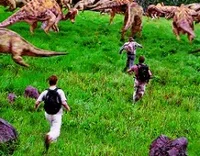 Hadrosaur stampede 