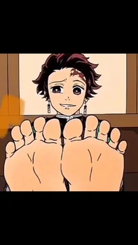 Tanjiro feet