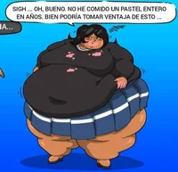 Obese girl 