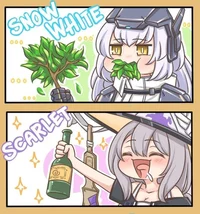 Nikke Scarlet e Snow