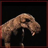 Primeval gorgonopsid