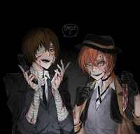 Chuya and Dazai 