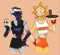 Sun n Moon Femboy AU