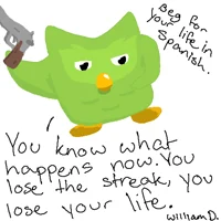 Violent Duolingo