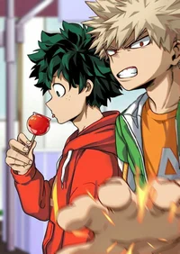 Izuku et Katsuki