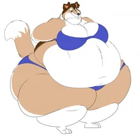 Obese roughcollie gf