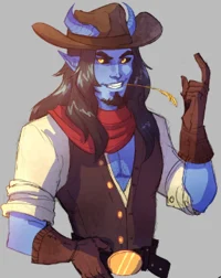 Tiefling Cowboy