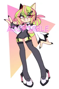 Lime pink hedgehog