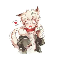baby wolf Katsuki 
