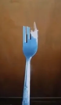 Half eaten fork