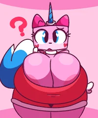 Busty unikitty