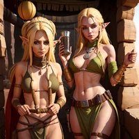 Female elf Slaver