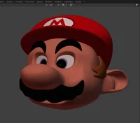 Real time Mario head