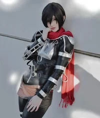 Cosplayer Mikasa 