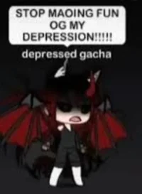 emo depressed gacha 