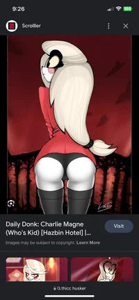 Charlies new thong