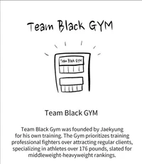 Team black GYM jinx