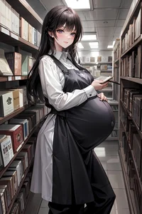Pregnant Librarian