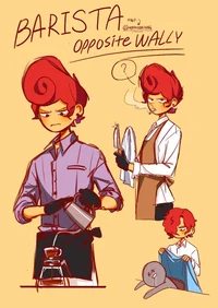 Barista Opp Wally AU