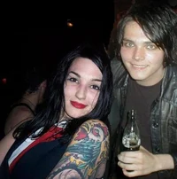 Gerard Way and Lyn-z