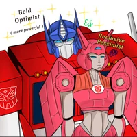 Optimus and Elita-1