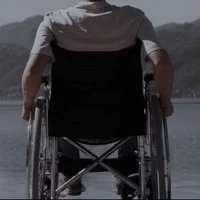 Disabled man
