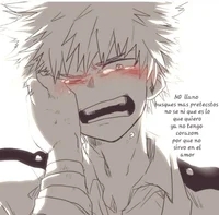Sad katsuki bakugo
