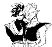 Goku black w Zamasu
